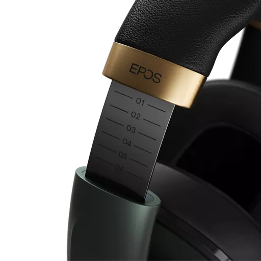 EPOS H6PRO Closed Headset Wired Head-band Gaming Black, Gold, Green