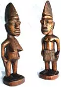 Pair Ibeji Figures