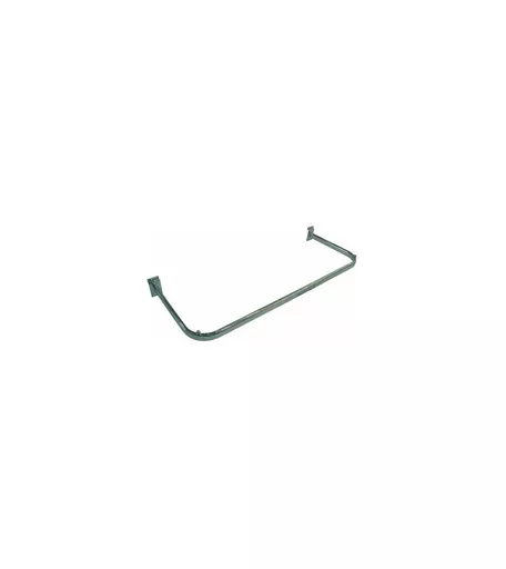 Chrome Hanging D-Rail for Slatwall 100cm