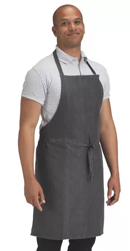 Cross Dyed Denim Bib Apron