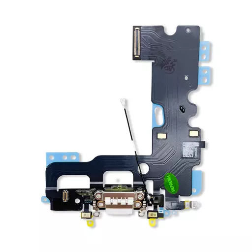 Charging Port Flex Cable (White) (CERTIFIED - OEM) -  For iPhone 7