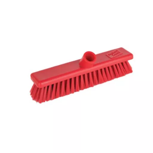 12' RED STIFF ABBEY HYGIENE BROOM HEAD