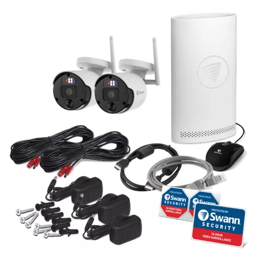 Swann SWNVK-800KH2-EU video surveillance kit Wireless 4 channels