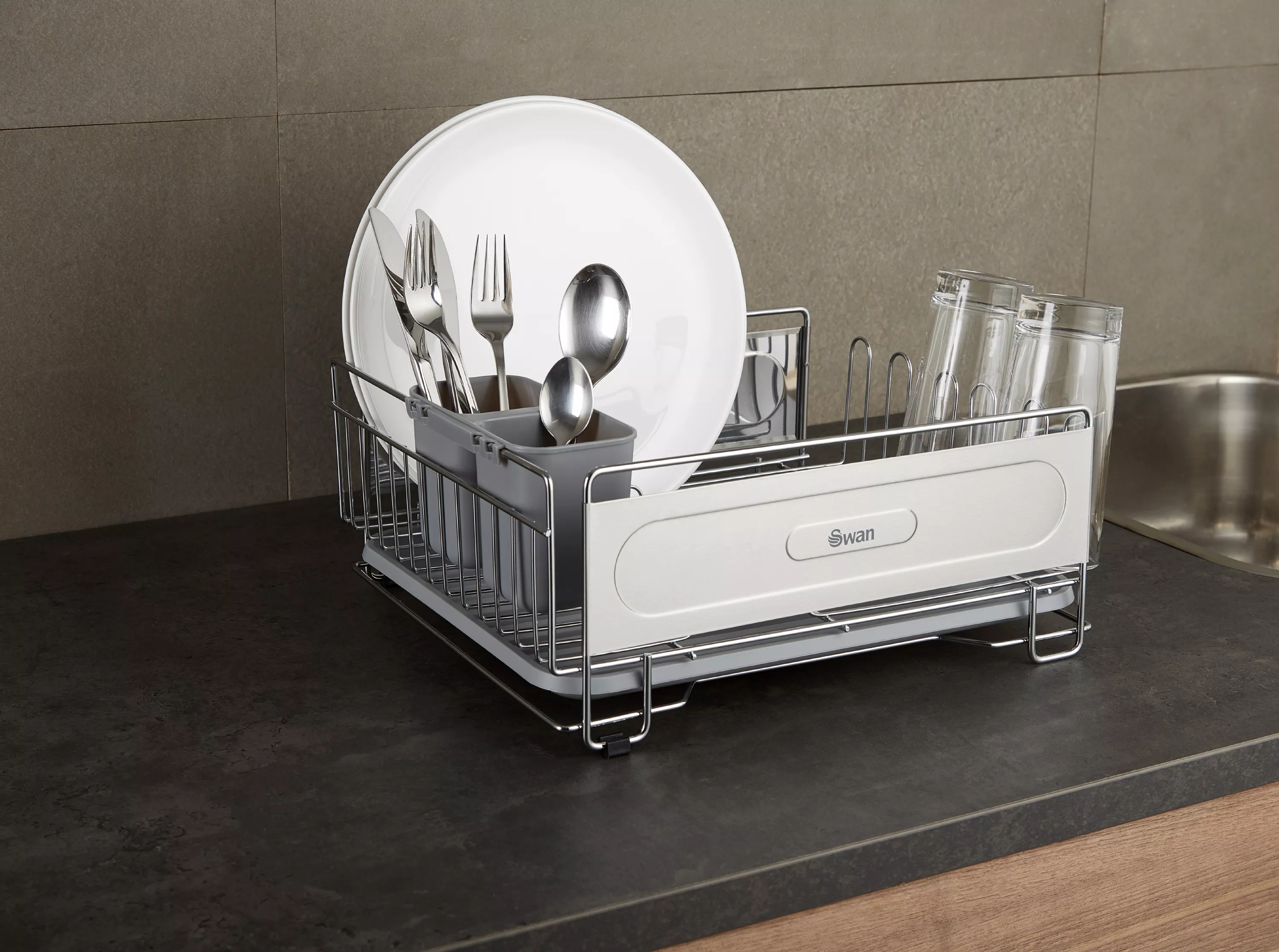 Swan Chrome Dish Rack Utility Swan Brand