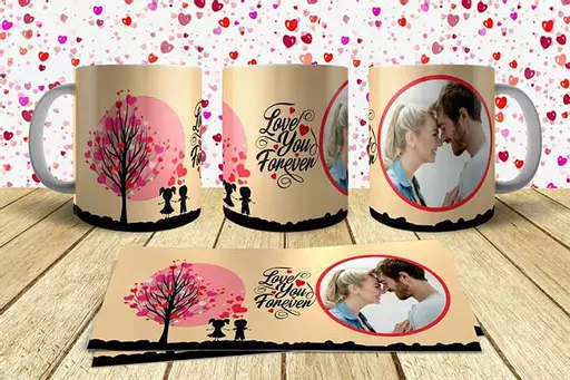 Personalised 'Love You Forever' Mug - Upload Photo