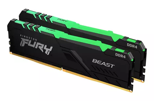 Kingston Technology FURY Beast RGB memory module 32 GB 2 x 16 GB DDR4 3600 MHz