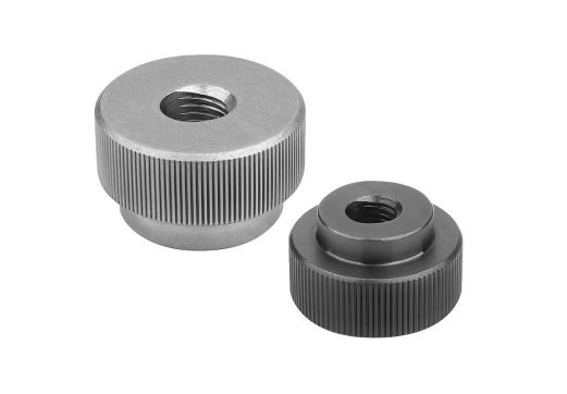 K0139 - Quick Acting Knurled Nuts In Steel Thread Size M5-M12