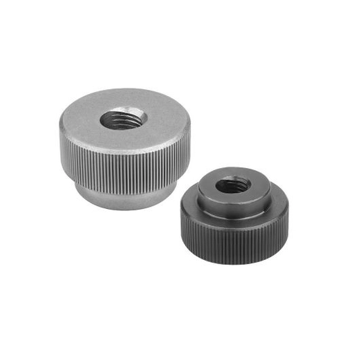 K0139 - Quick Acting Knurled Nuts In Steel Thread Size M5-M12