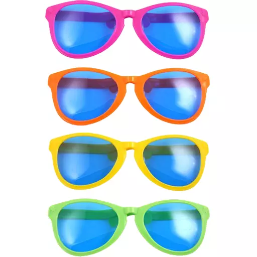 Giant Novelty Sunglasses - Pack of 4