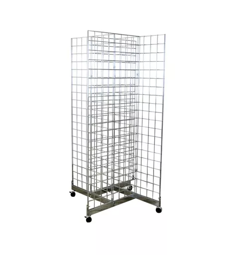 6ft Four Way Gridwall Display