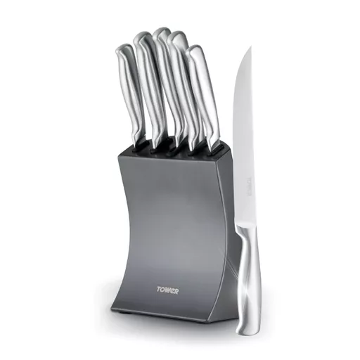 5 Piece Knife Set with Block