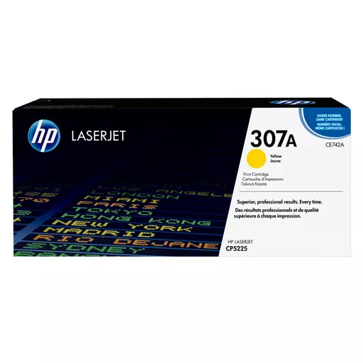 HP CE742A/307A Toner cartridge yellow, 7.3K pages ISO/IEC 19798 for HP CLJ CP 5220
