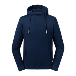 Unisex Organic High Collar Hooded Sweat