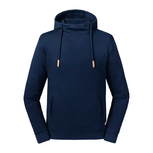 Unisex Organic High Collar Hooded Sweat