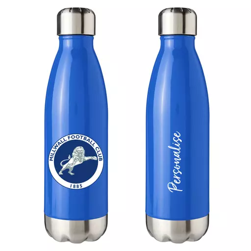 Millwall FC Crest Blue Insulated Water Bottle.jpg
