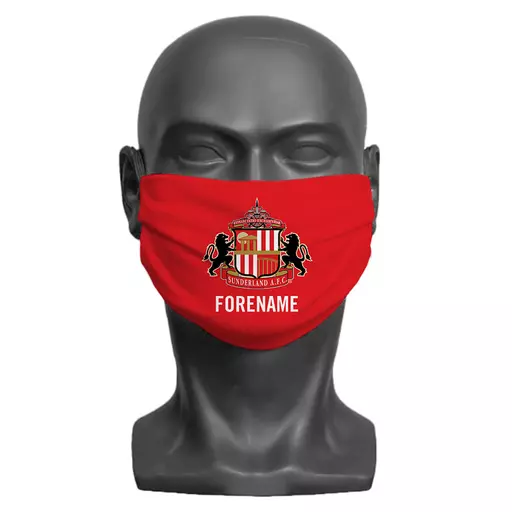 Sunderland AFC Crest Adult Face Mask (Medium)