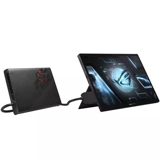 ASUS ROG Flow Z13 GZ301ZE-LC218W i9-12900H Hybrid (2-in-1) 34 cm (13.4") Touchscreen WQUXGA Intel® Core™ i9 16 GB LPDDR5-SDRAM 1000 GB SSD NVIDIA GeForce RTX 3050 Ti Wi-Fi 6E (802.11ax) Windows 11 Home Black