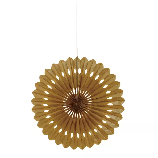 Gold Decorative Fan