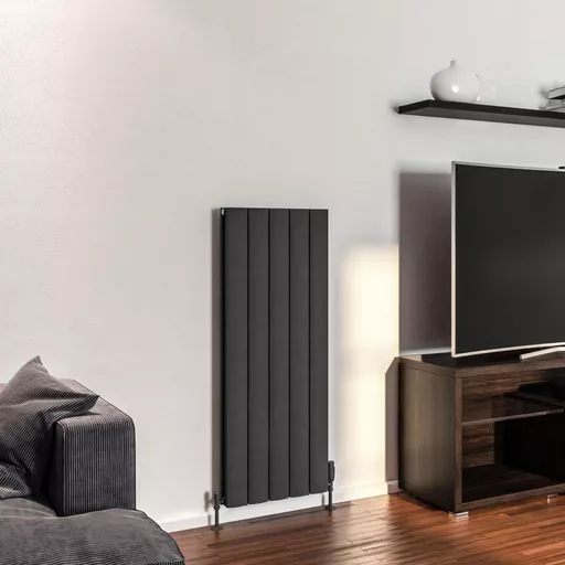 Guardia 1200 x 470 Aluminium Radiator Matt Anthracite