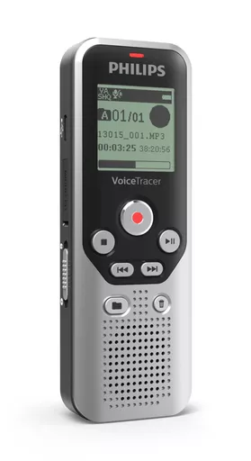 Philips DVT1250 dictaphone Internal memory & flash card Black, Grey