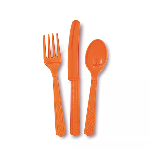 Orange Cutlery