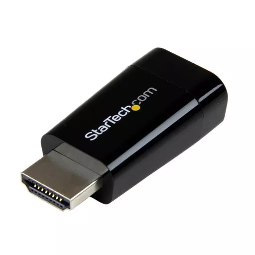 StarTech.com Compact HDMI to VGA Adapter Converter - Ideal for Chromebooks Ultrabooks & Laptops – 1920x1200/1080p