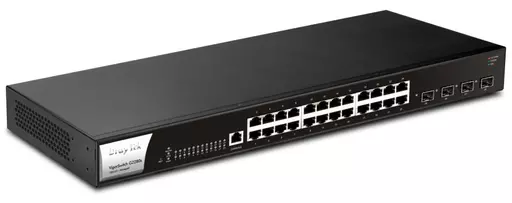 Draytek G2280x Managed Gigabit Ethernet (10/100/1000) 1U Black, Steel