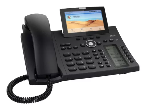 Snom D385N IP phone Black 12 lines TFT