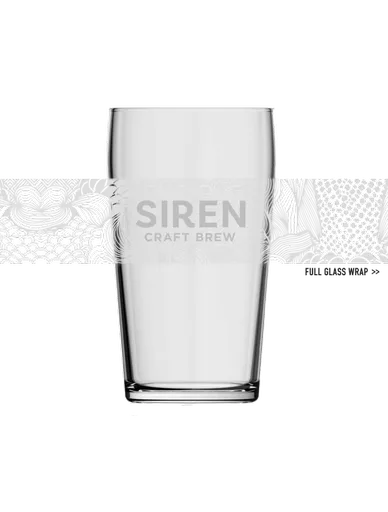 Siren Pint Glass
