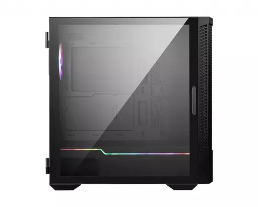 MSI MPG VELOX 100P AIRFLOW Mid Tower Gaming Computer Case 'Black, 3x 120mm Fan + 1x 120mm ARGB Fan, ARGB light strip, USB Type-C, 1x Tempered Glass, Center, E-ATX, ATX, mATX, mini-ITX'