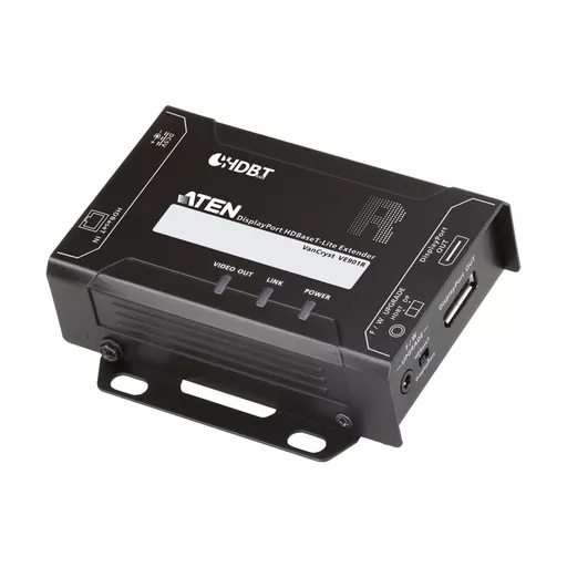 ATEN VE901R AV extender AV receiver Black