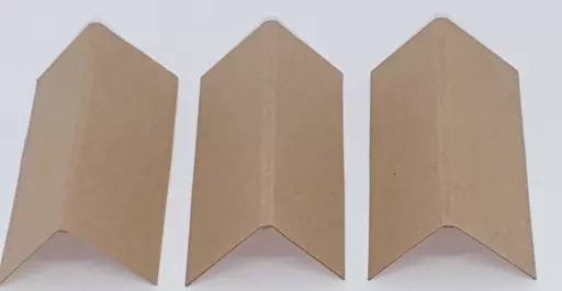 Brown Kraft Folding Place Cards – 85mm x 30mm Pre-Creased Name Tags for Weddings, Events & Dinners