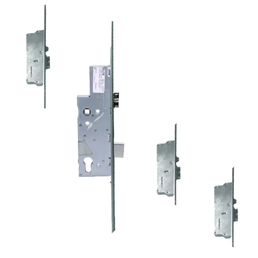 ELITE Heritage Key Wind Locking Lever Operated Latch & Deadbolt Single Spindle 20mm Faceplate - 3 Deadlocking Latch Bolts