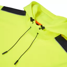 SYS702-YN-System-Hi-Vis-Eco-Yellow-Navy-Hoodie-Detail With Segmented Tape.png