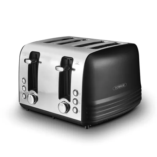 Ash 4 Slice Matte Toaster