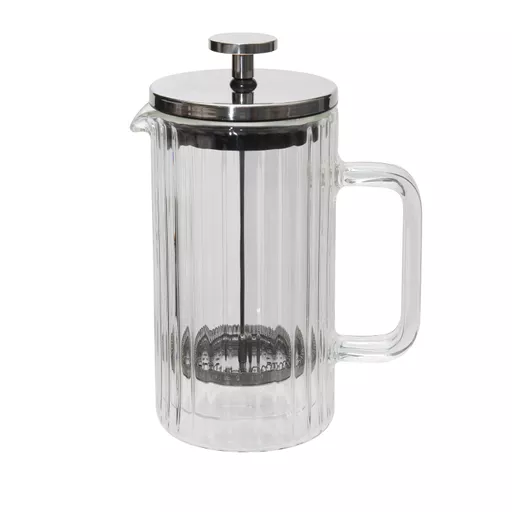 350ml Ribbed Glass Cafetiere
