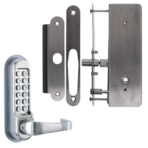 CODELOCKS CL0530 / CL0535 Digital Lock Stainless Steel with XTD Gate Lock