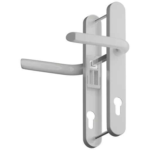 ASEC Evo Sprung Lever/Lever Multipoint Door Handles 92mm PZ 242mm Backplate 210mm Fixings