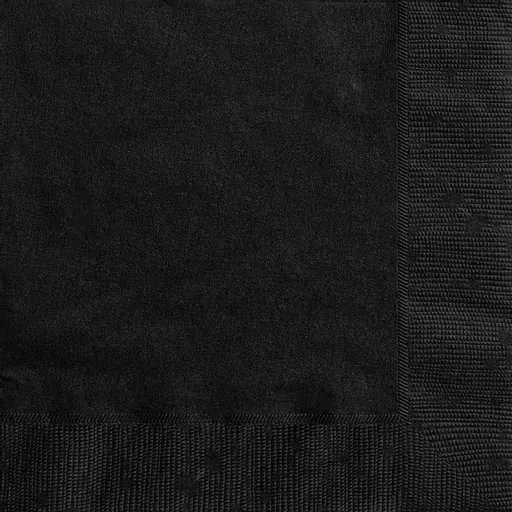 Black Napkins