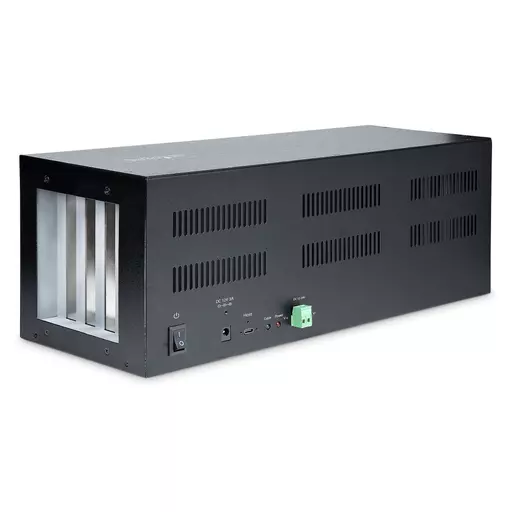 StarTech.com 4-Slot PCIe Expansion Chassis with PCIe x2 Host Card, PCIe 2.0 - 10Gbps, External PCIe Slots for Desktops/Servers, PCI Express Expansion Box/Adapter, 4 PCIe x1 Slots