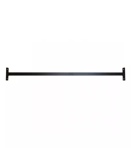 Single - 1000mm Twin Slot Black Tie Bar