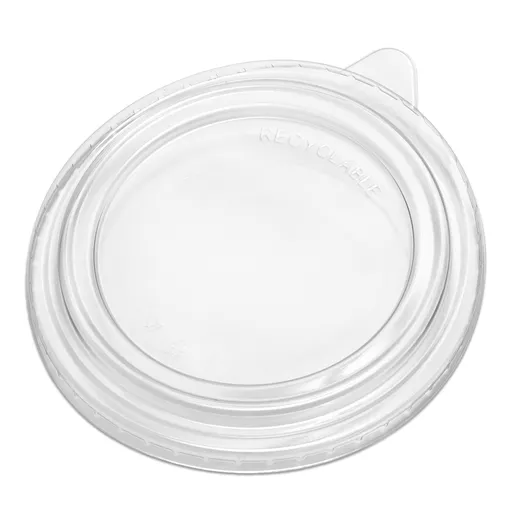 SALAD BOWL RPET LID (185MM DIAMETER) - (1X300)