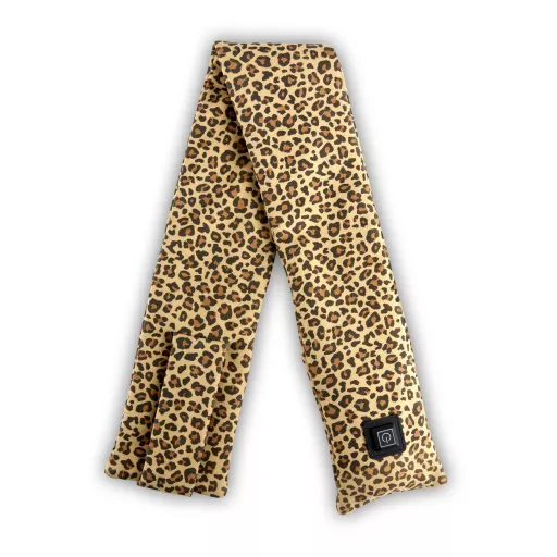 Heated Neck Scarf Leopard
