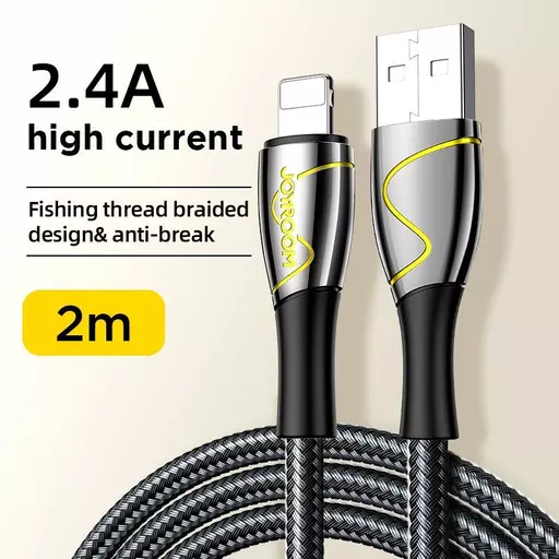 Joyroom - S-2030K6 2M Mermaid Series Lightning Charging Cable (Black)