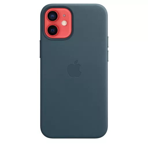 Apple iPhone 12 mini Leather Case with MagSafe - Baltic Blue