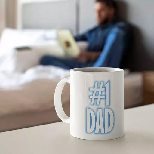 Personalised #1 Dad Mug - Add Name & Message