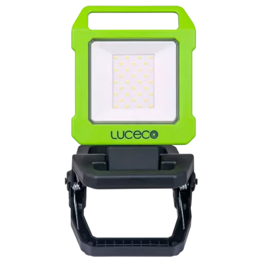LUCECO Folding Clamp Work Light With Power Bank & USB Charging