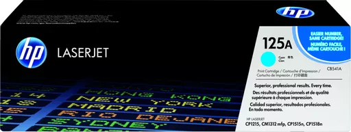 HP CB541A/125A Toner cartridge cyan, 1.4K pages ISO/IEC 19798 for HP CLJ CP 1210