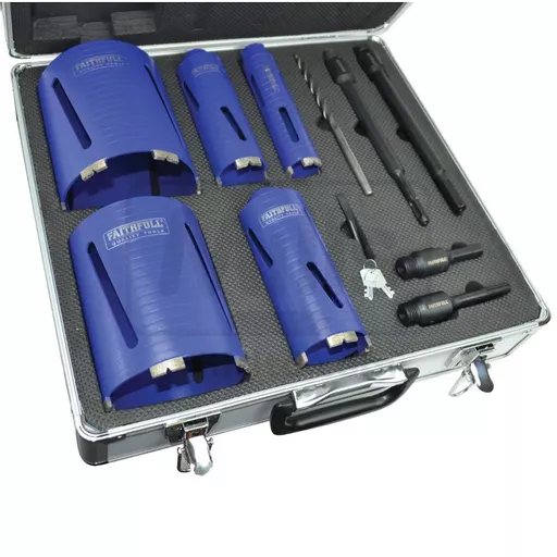 Diamond Core Cutter Kit - 11 Piece