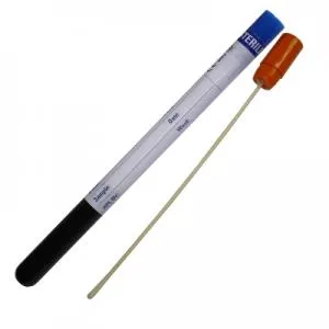 Swab Amies Plasticised Paper Shaft/Cotton P/Pouch Pk 100